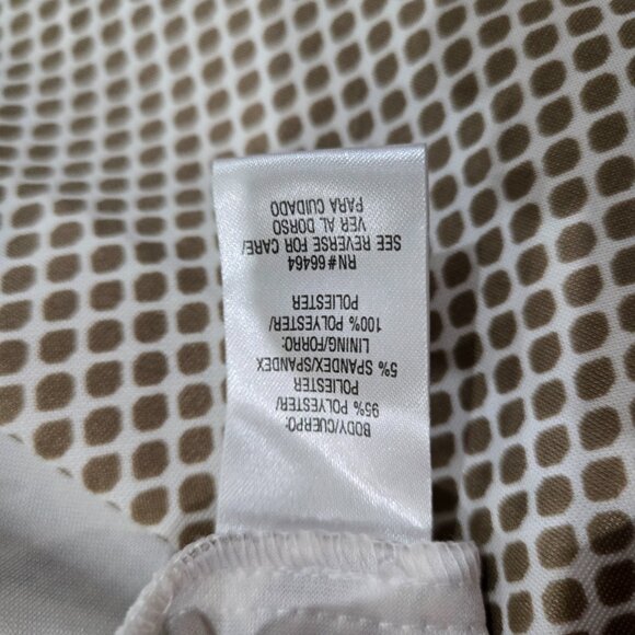 NWOT Sandra Darren Floral/Golden accent dress size 4P - Picture 6 of 7